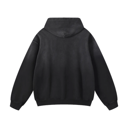 chrome flames Oversized Hoodie
