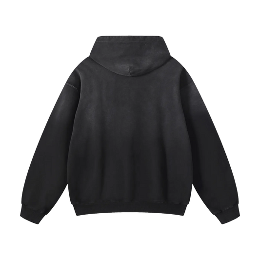 chrome flames Oversized Hoodie