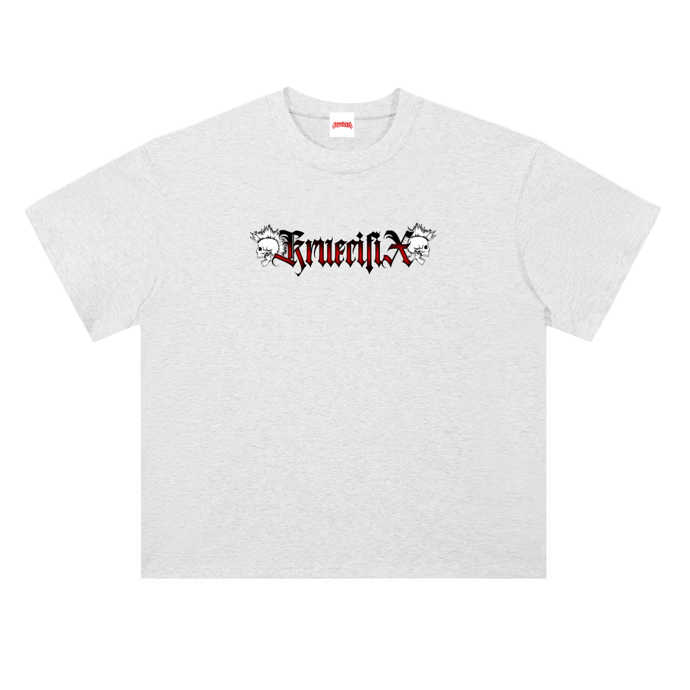 skulls Heavyweight tee (red)