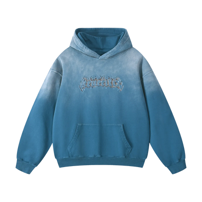 chrome flames Oversized Hoodie