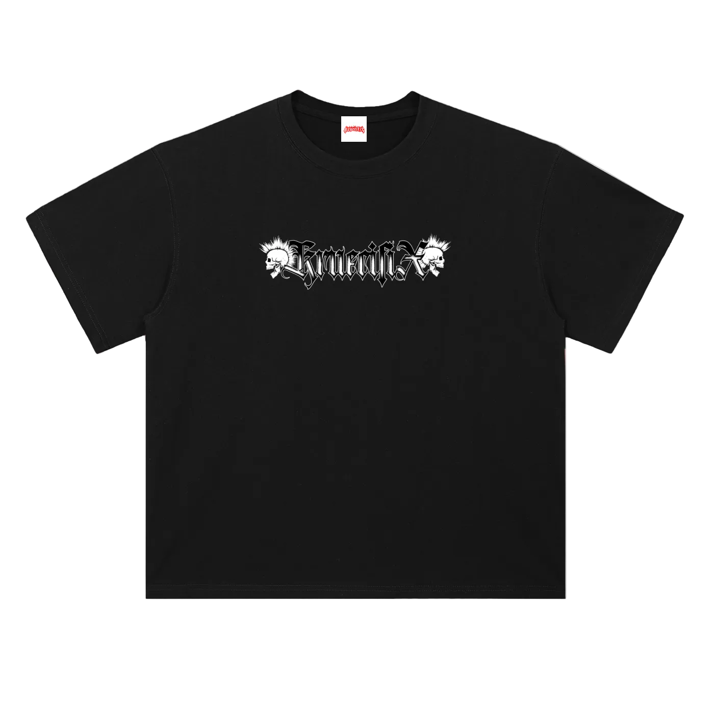 skulls Heavyweight cotton tee (white)