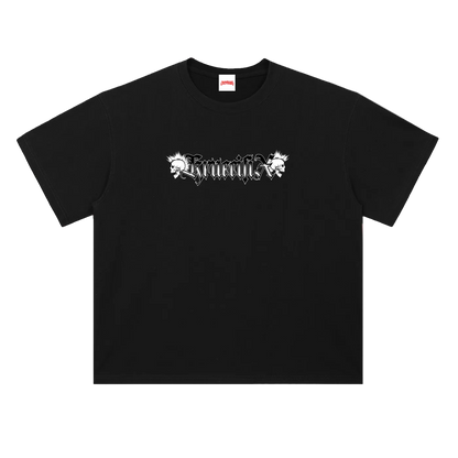 skulls Heavyweight cotton tee (white)