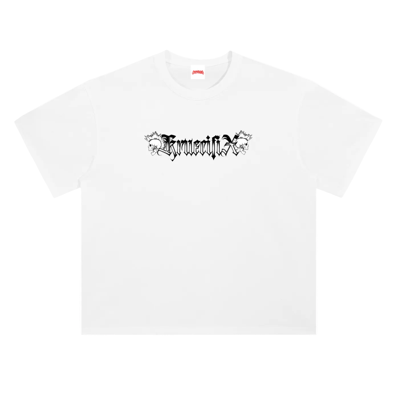 skulls Heavyweight cotton tee (white)