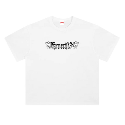 skulls Heavyweight cotton tee (white)