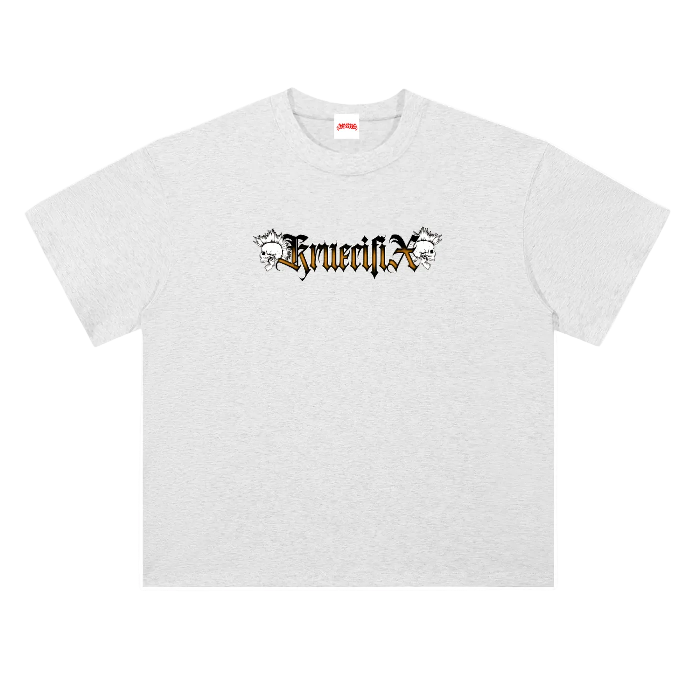 skulls Heavyweight tee (orange)