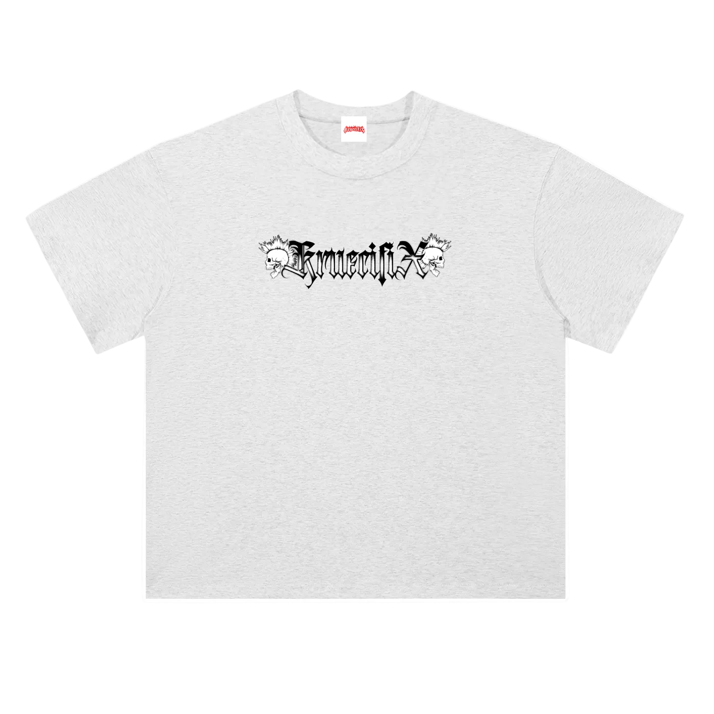skulls Heavyweight cotton tee (white)