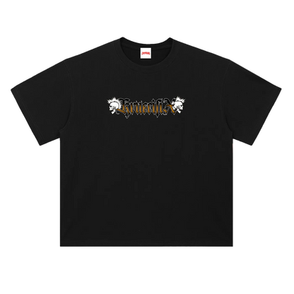 skulls Heavyweight tee (orange)