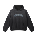 chrome flames Oversized Hoodie