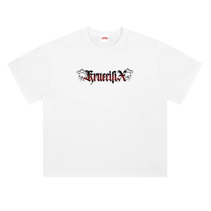 skulls Heavyweight tee (red)