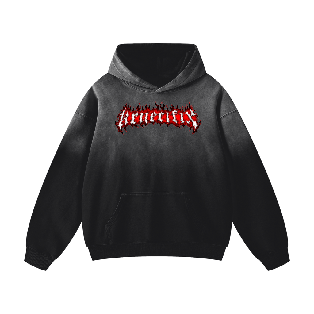 krue flames Oversized Hoodie