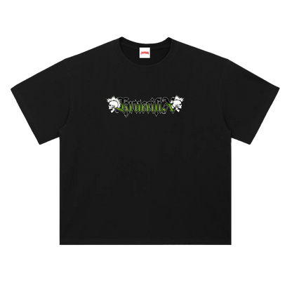 skulls Heavyweight tee (green)